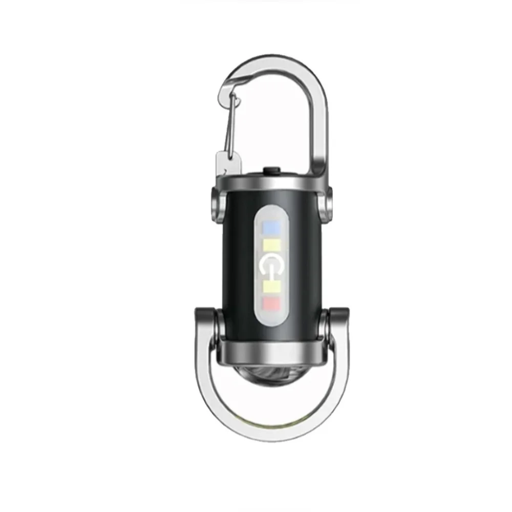 1200LM Super Bright Mini Led Flashlights USB Rechargeable Small Waterproof Keych